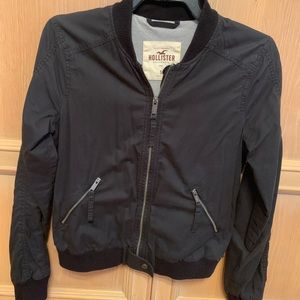 Hollister Black Bomber Jacket